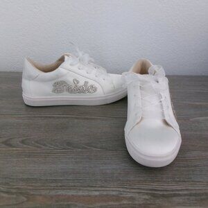 Betsey Johnson White Bride Sneakers